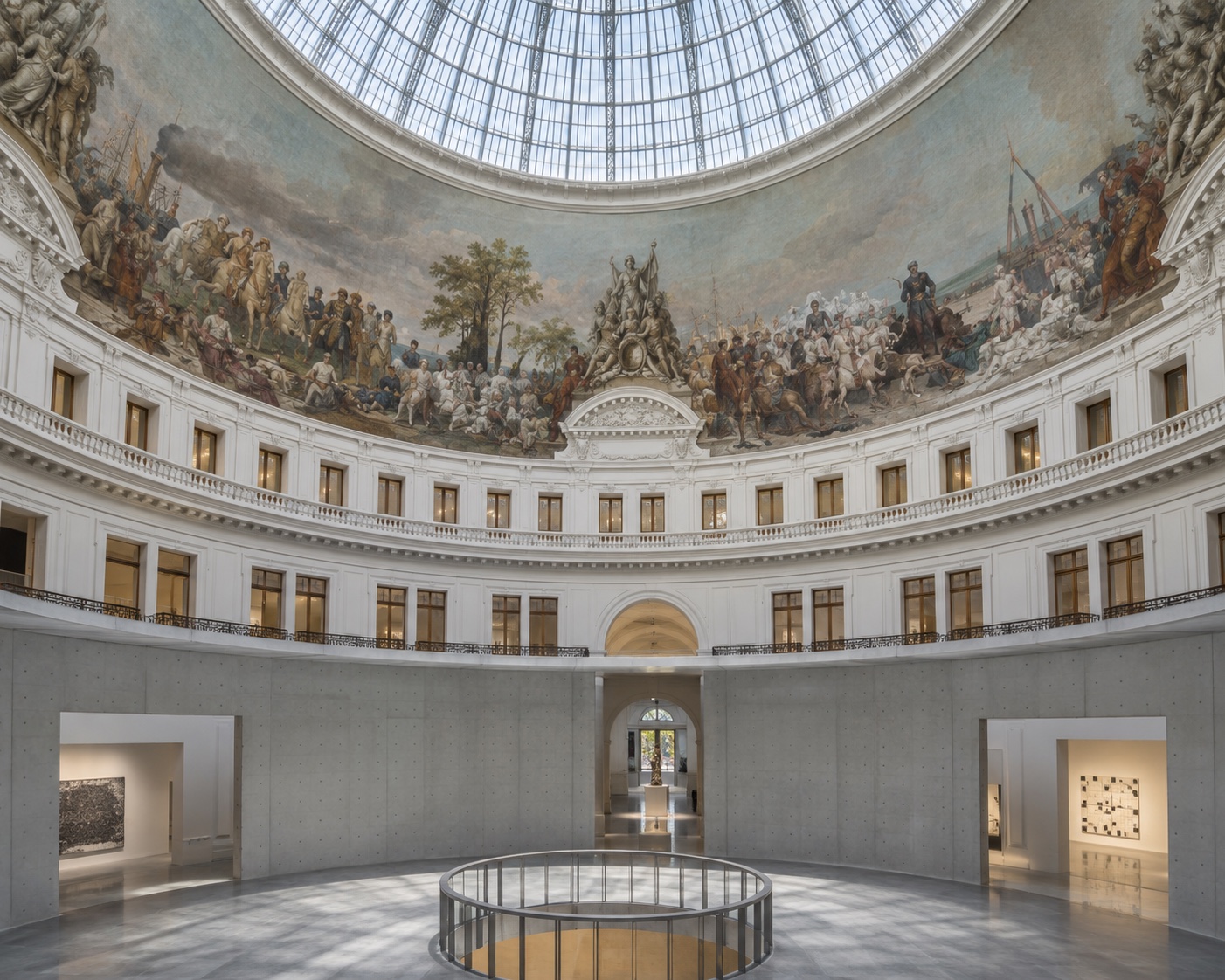 La rotonde intérieure de la Bourse de Commerce - Pinault Collection