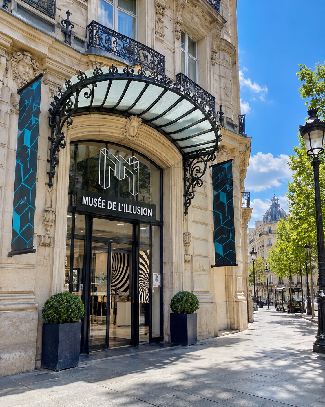 Entrée du Musée de l'Illusion à Paris